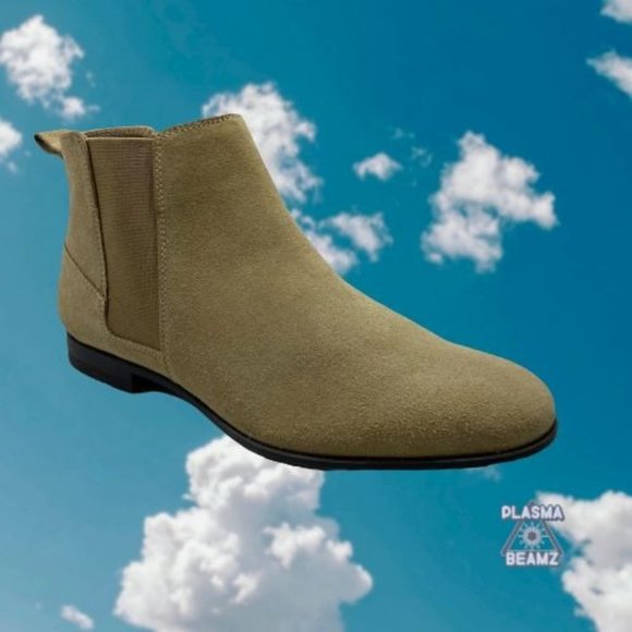 Zara Other - Zara Man Tan Suede Chelsea Boots 41